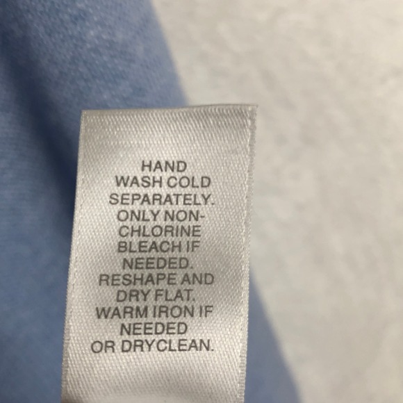 J. JILL Linen Blend Open Front Knit Cardigan Sweater‎ Sz XL Light Blue Pockets - Picture 4 of 10